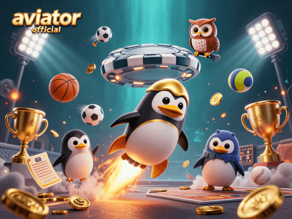 Launching into space, the aviator official game merges thrilling gameplay with dazzling casino elements in a vivid illustration.