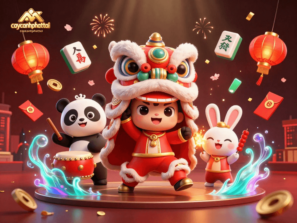 Experience the excitement of caycanhphattai with dynamic characters and interactive game elements.