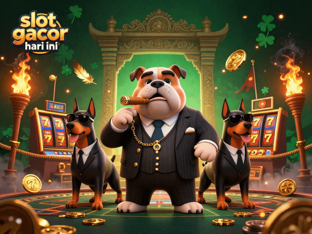Explore high-stakes action in this colorful 3D illustration featuring slot gacor hari ini and vibrant casino elements.