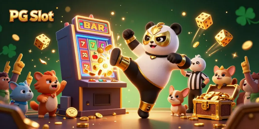 Menangkan jackpot di PG Slot dengan ilustrasi kartun penuh warna yang menggembirakan.