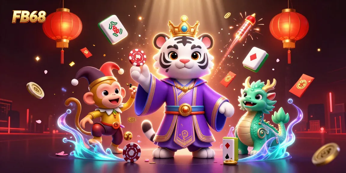 Join the excitement at FB68, where players can win big jackpots among vibrant casino elements!