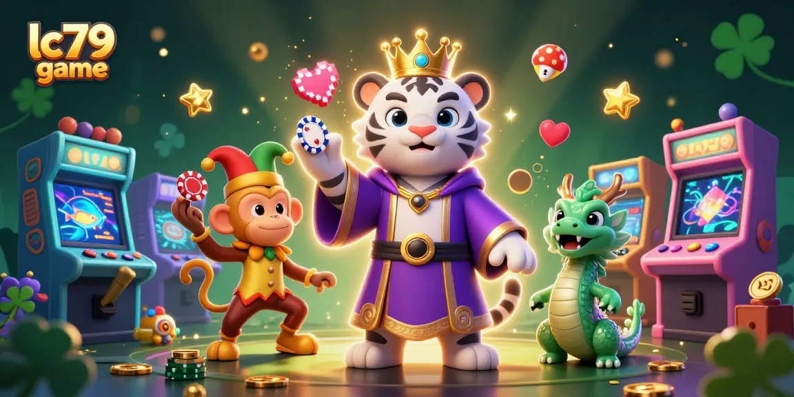 Chơi game bắn cá tại lc79 game với mô hình cá sinh động và hiệu ứng ánh sáng mạnh mẽ.