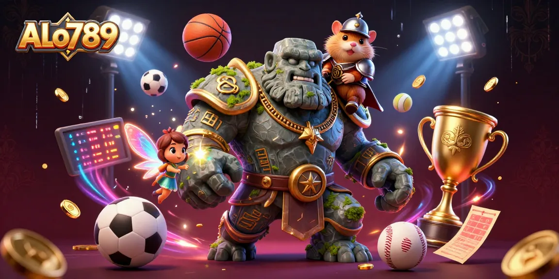 Experience the excitement of ALo789 as you immerse in dynamic gaming visuals and thrilling sports betting.