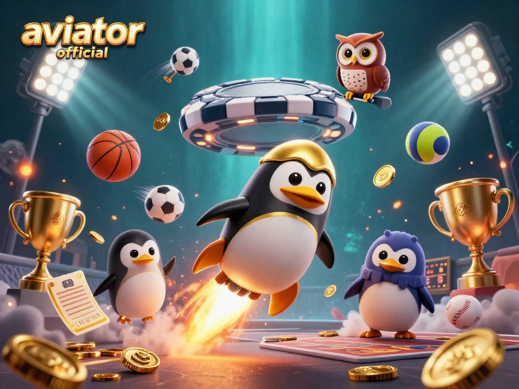 Launching into space, the aviator official game merges thrilling gameplay with dazzling casino elements in a vivid illustration.