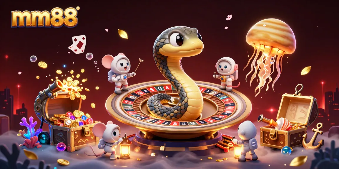 Engage in thrilling mm88 casino games with vibrant cosmic characters and dynamic roulette action!