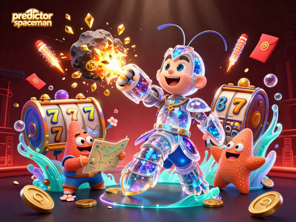 Engage with predictor spaceman's vibrant journey through dynamic slots and golden treasures.