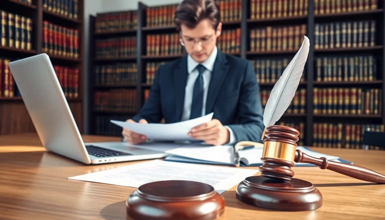 Understanding Probate process with a lawyer reviewing documents in a professional office setting
