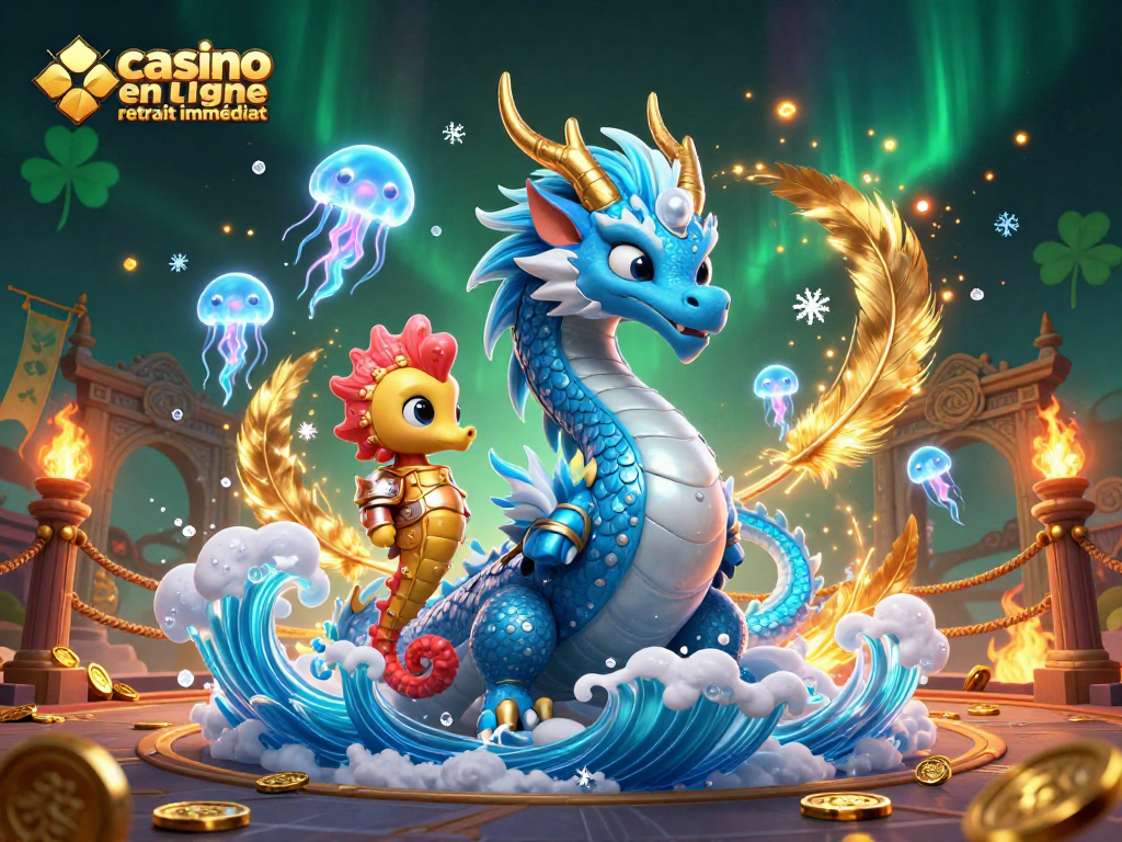 Profitez de retraits immédiats sur les casinos en ligne avec cette illustration colorée.