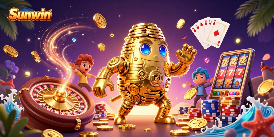 Spin the reels and win with Sunwin's thrilling online casino experience enriched with vibrant gaming elements.