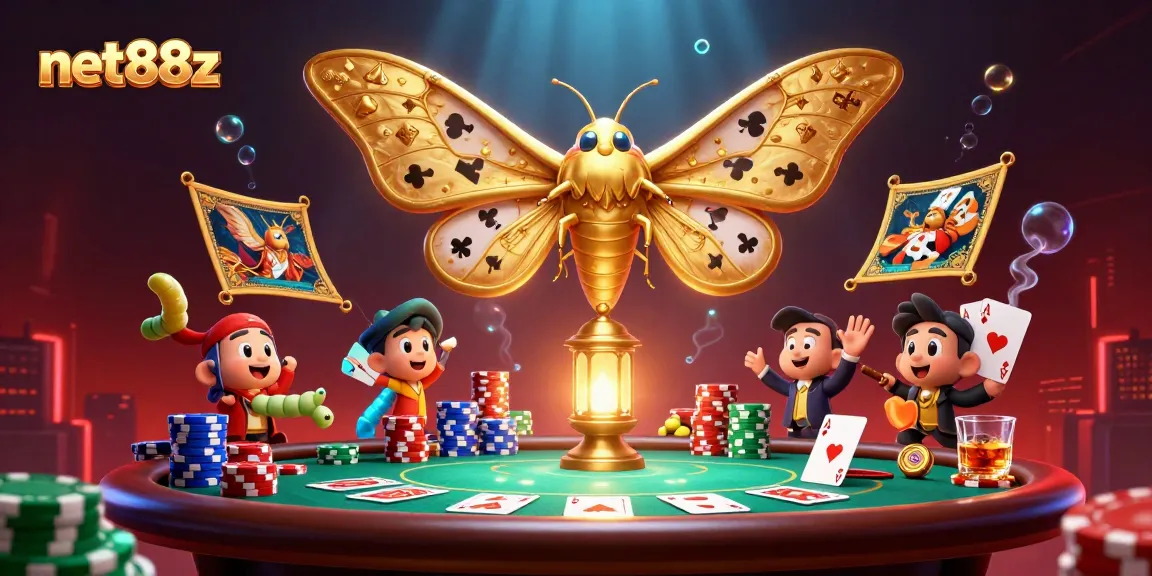 Experience gaming excitement with net88z, featuring vibrant poker scenes and captivating visuals.