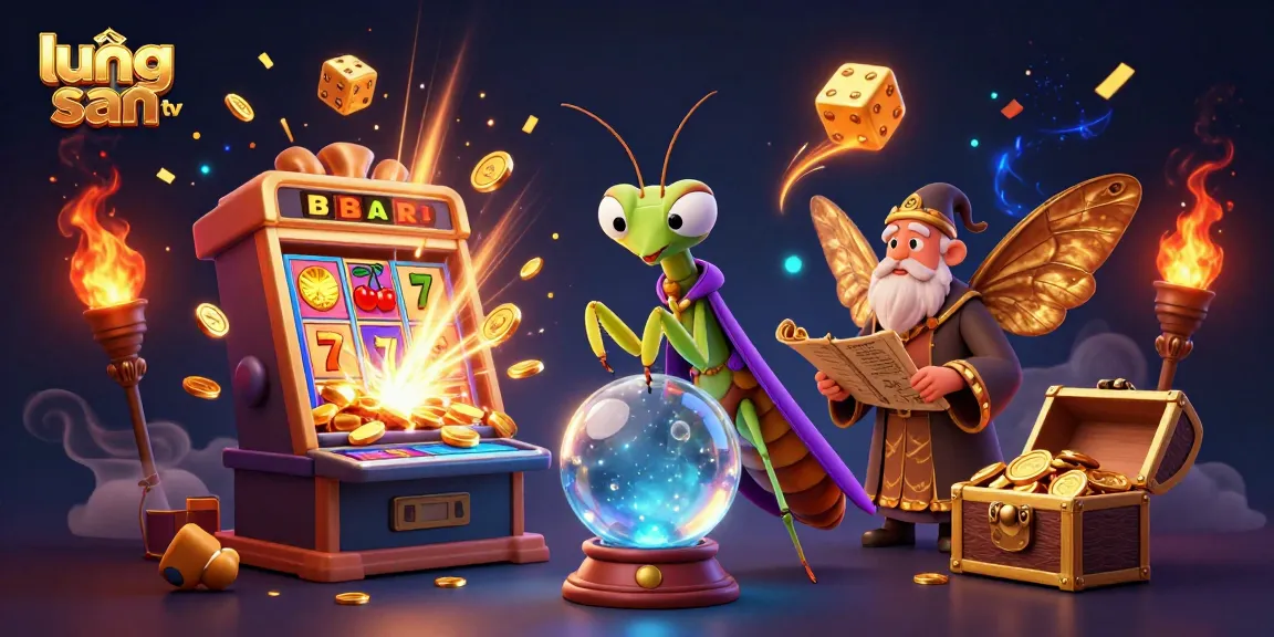 Experience the thrill of lương sơn tv with a vibrant 3D casino scene featuring magical elements and dynamic action.