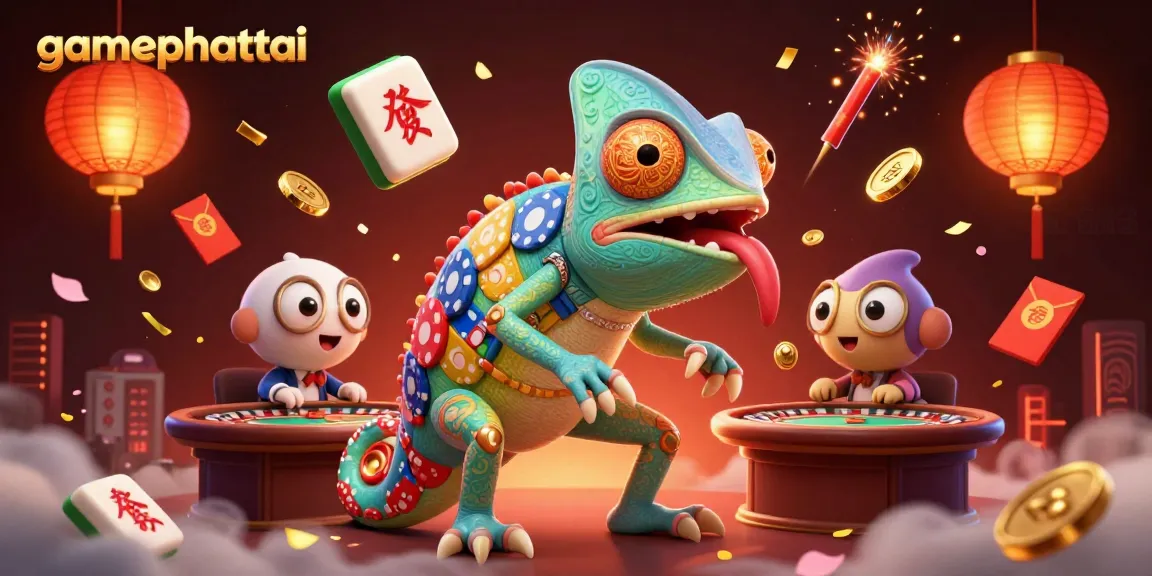 Experience thrilling gameplay with gamephattai and vibrant casino elements in an immersive 3D scene.