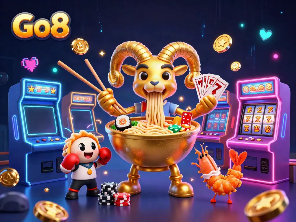 Experience the thrill of Go8 at this vibrant online casino with exciting game action and colorful characters.