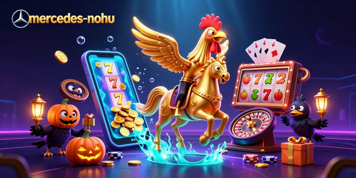 Experience thrilling jackpots in mercedes-nohu's vivid casino world featuring animated characters.