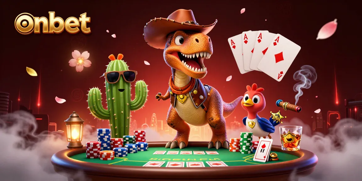 Players enjoy exciting games at onbet with vibrant characters and dynamic casino elements.