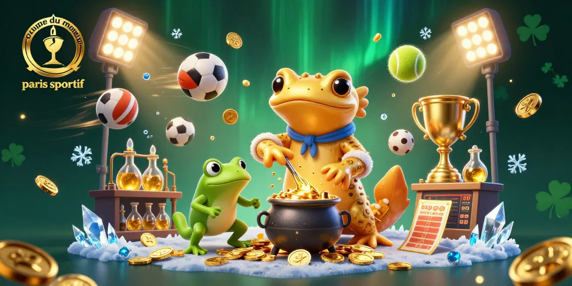 Pariez lors de la coupe du monde paris sportif avec des éléments de jeu vibrants dans une scène féerique.