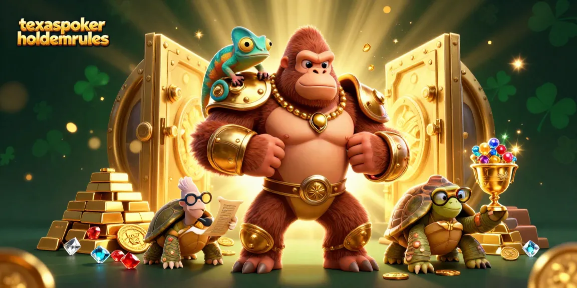 Engage with texaspokerholdemrules in a thrilling poker showdown featuring unique characters and vibrant treasure!