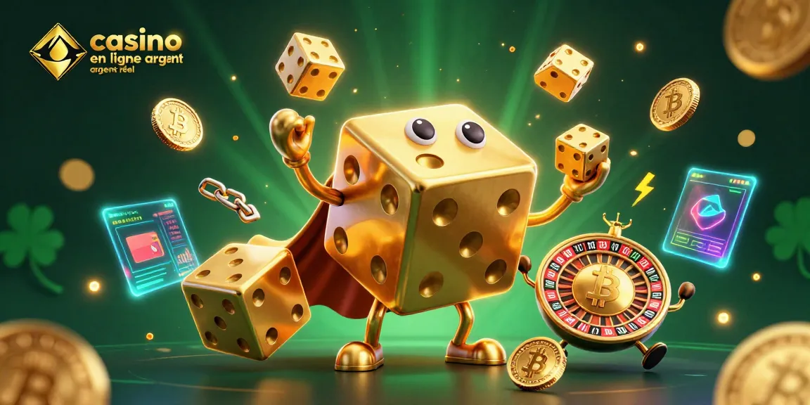 Jetez des dés dans le casino en ligne argent réel avec des personnages animés et des éléments de jeu colorés.
