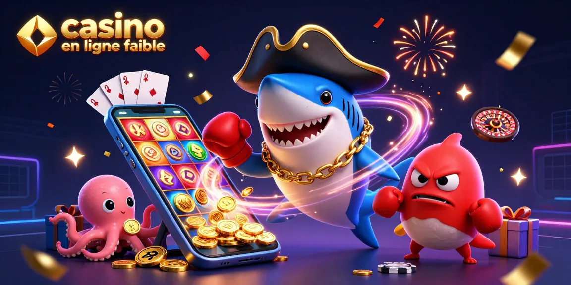 Visualisez le monde passionnant de casino en ligne fiable avec des personnages amusants autour de jeux de casino.
