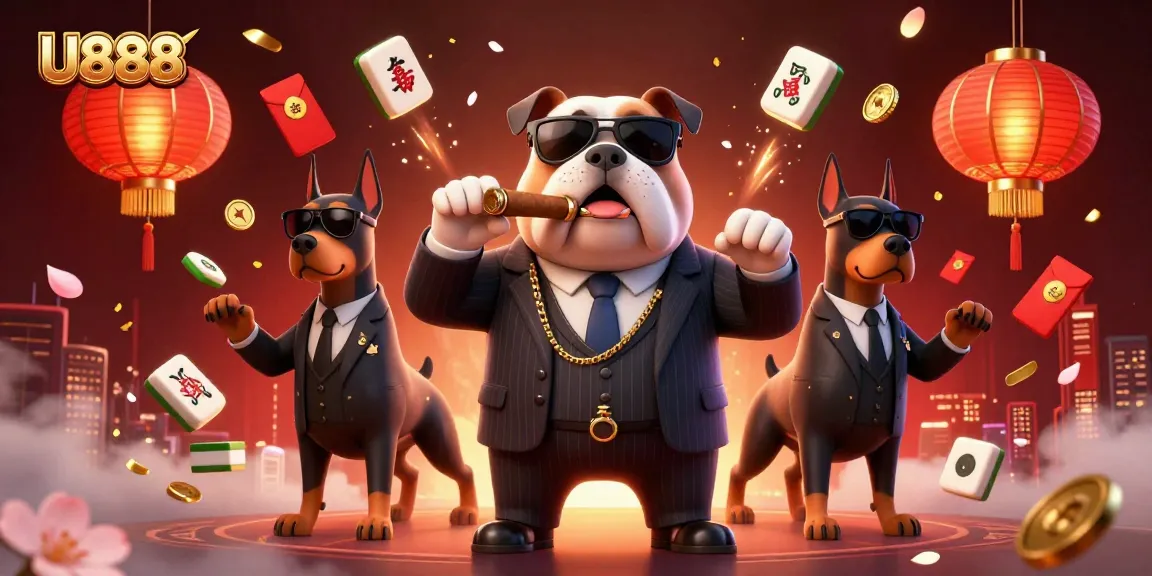 Experience thrilling gameplay with U888 as the mafia boss bulldog and his bodyguards bring excitement and luck to the online casino.