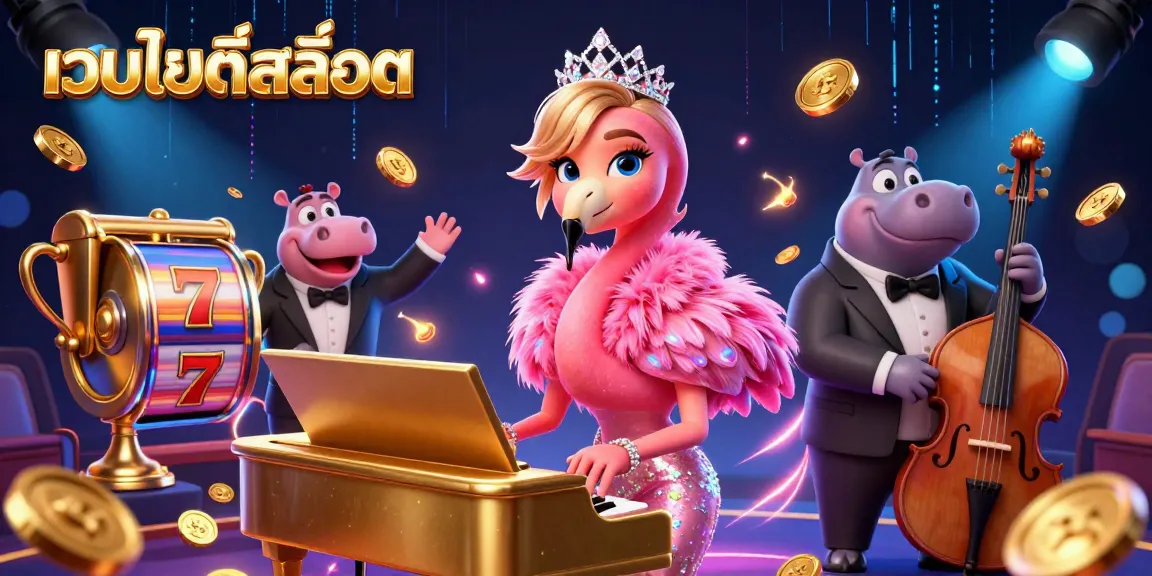 สัมผัสประสบการณ์เว็บไซต์สล็อต กับนกฟลามิงโกในโบอาและฮิปโปที่มีอารมณ์ดี