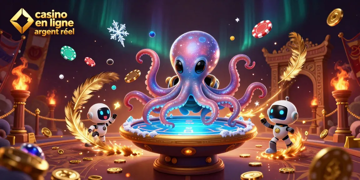 Jouer sur un casino en ligne argent réel avec un octopus extraterrestre à une table de poker