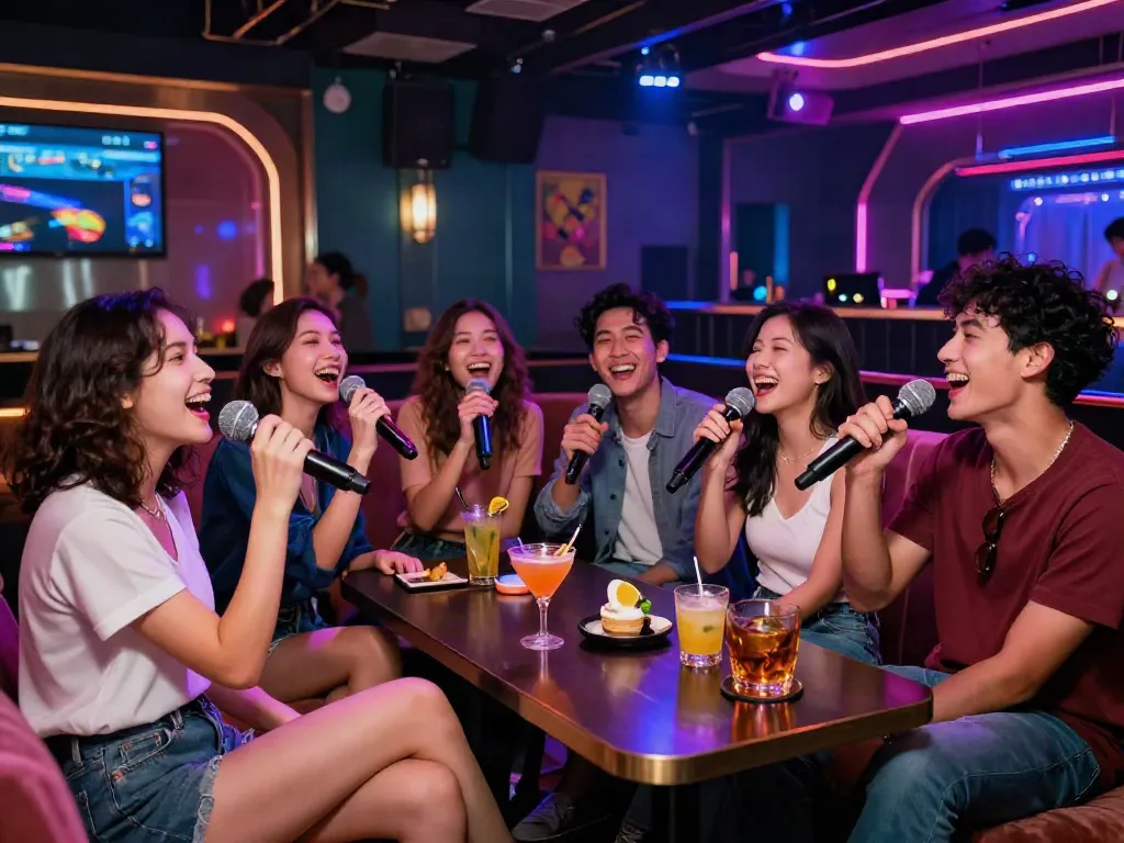 강남 달리는토끼에서 즐거운 친구들과 노래하는 모습