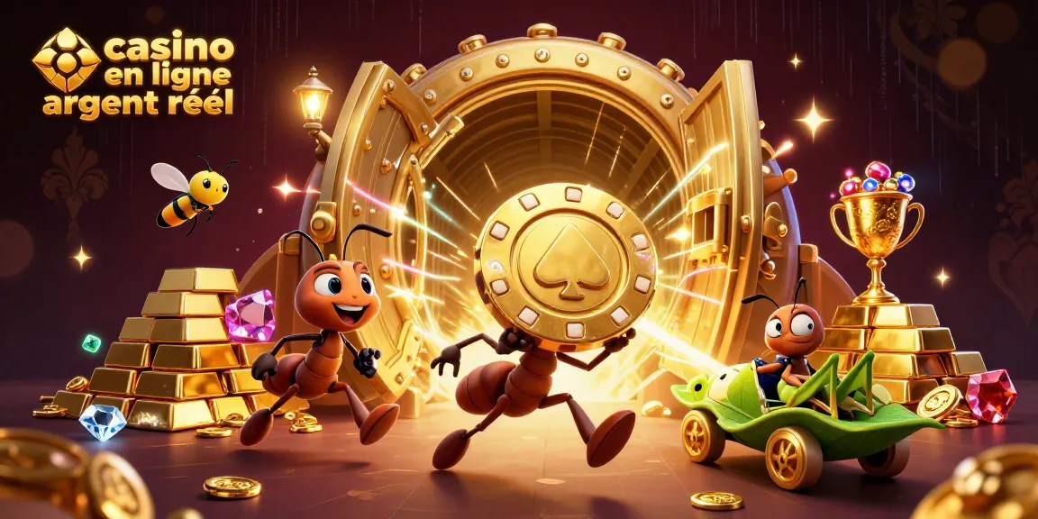 Profitez du jeu dans un casino en ligne argent réel avec des personnages animés en plein vol.
