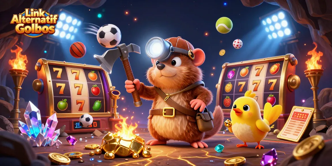 Engage in elite gameplay with Link Alternatif Golbos, featuring thrilling slot action and golden elements.