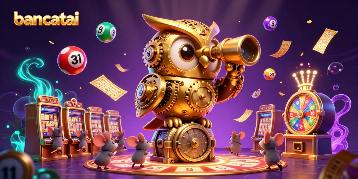 Experience the magic of bancatai with vibrant casino elements and whimsical characters.