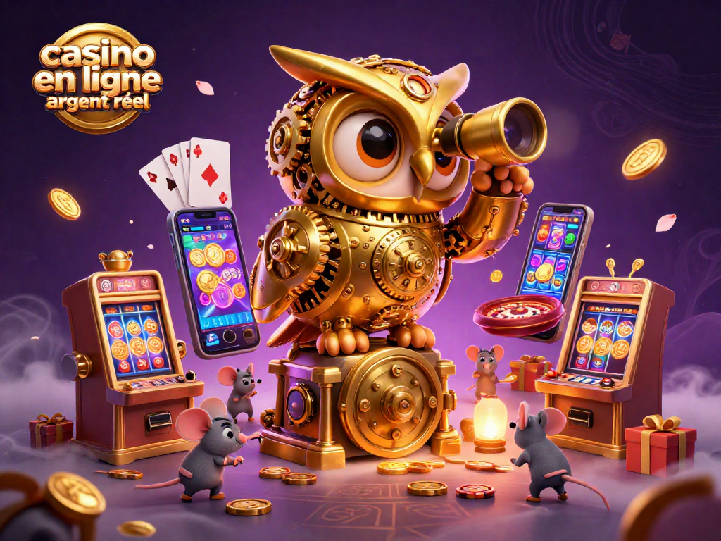 Profitez du casino en ligne argent réel avec des machines à sous animées et des jeux diversifiés dans une scène vibrante.