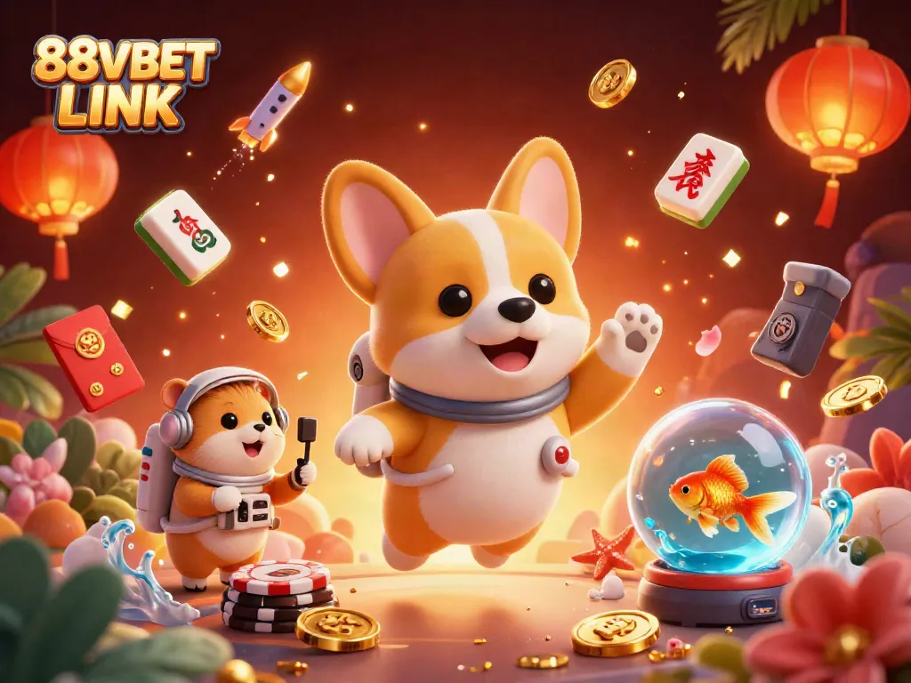 Engage in exciting gameplay at 88VBET LINK with an immersive casino-themed space adventure.