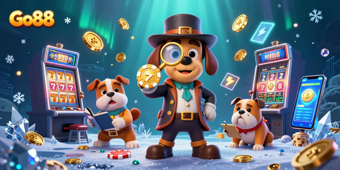 Engage with Go88's thrilling treasure hunt amidst slot machines and crypto treasures.