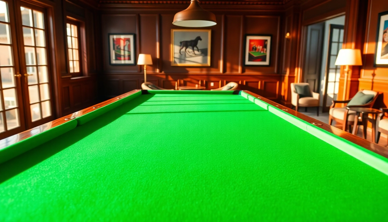 Buy Pool Tables displayed beautifully in a stylish game room setting.