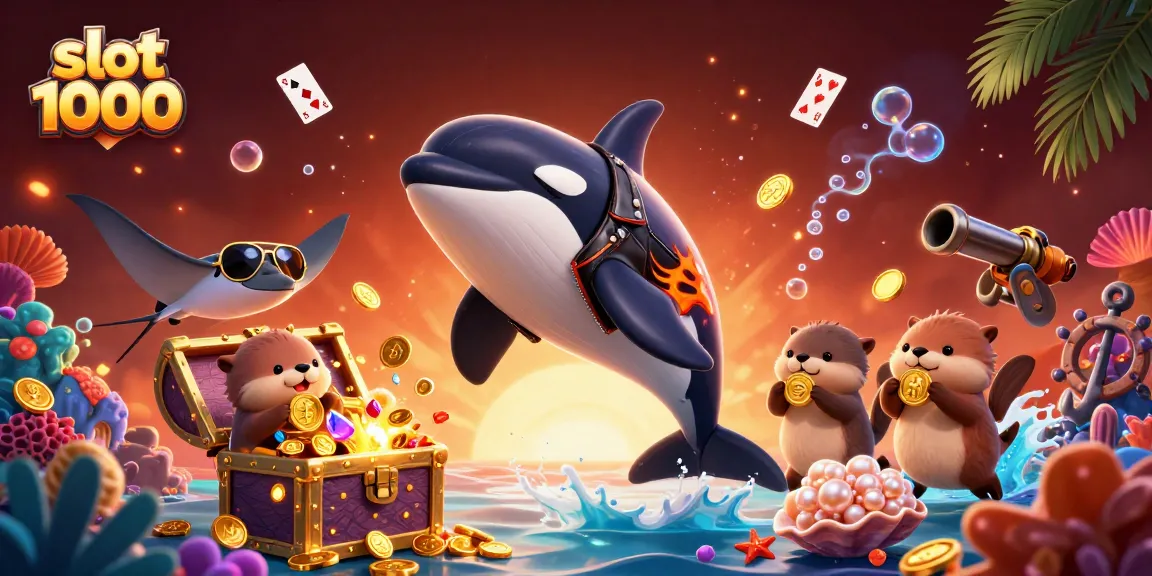 Menangkan hadiah besar dengan slot 1000 yang seru dan permainan menarik dalam ilustrasi kasino.