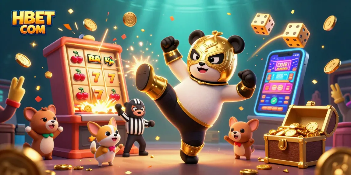 Engage with exciting games at HBET COM featuring dynamic scenes of gambling adventures with animated characters.