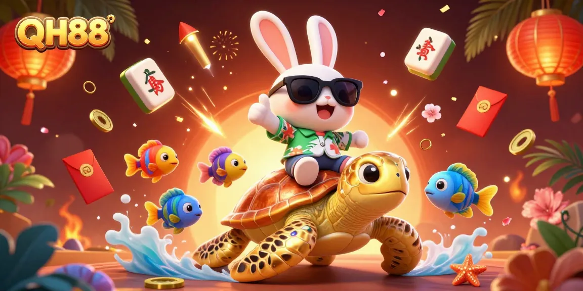 Join the excitement with QH88, where players engage in thrilling underwater fishing adventures.